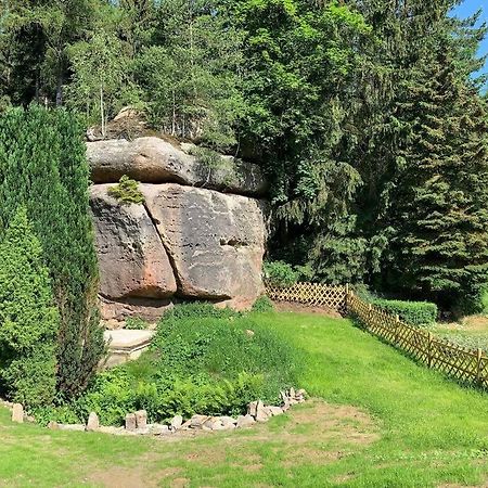 Waldferienhaus Dunja Mit Whirlpool, Sauna U Garten Hain  Buitenkant foto