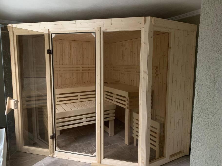 Waldferienhaus Dunja Mit Whirlpool, Sauna U Garten Hain  Buitenkant foto