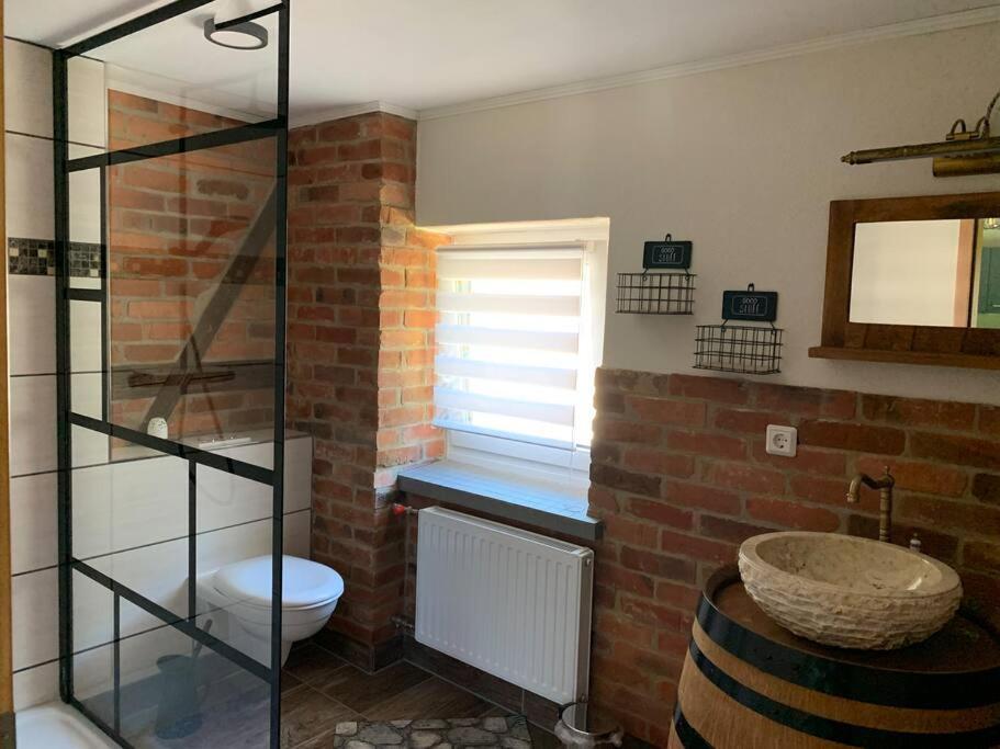 Waldferienhaus Dunja Mit Whirlpool, Sauna U Garten Hain  Buitenkant foto